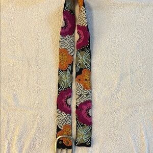 Floral Embroidered Belt